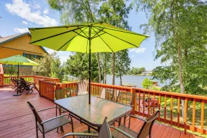 Image of Lakefront Sparta Cottage with Decks and Boat Dock