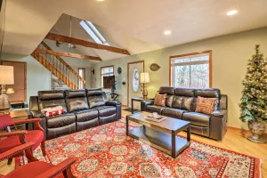 Image of Game Room and Lake Access Albrightsville Home!