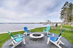 Image of half Mi to White Pine Trail Lakefront Home with Dock