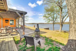 Image of Grove Lake House w/ Boat Dock & Outdoor Spots!