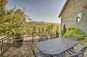 Image of Hilltop Home with Panoramic Forest and Mountain Views!