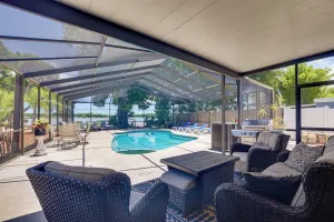 Image of Waterfront Gem with Pool, Dock and Lanai in Tampa!