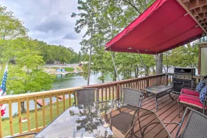 Image of Townhome on Lake Desoto: Deck + Water Views!