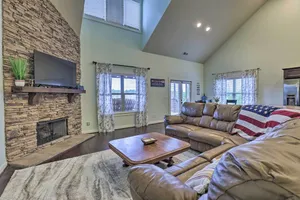 Image of Lake Mitchell Vacation Home w/ Dock & Water Slide