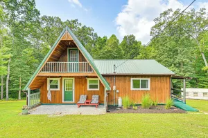 Image of 5 Mi to Cave Run Lake: Wellington Cabin w/ Deck!