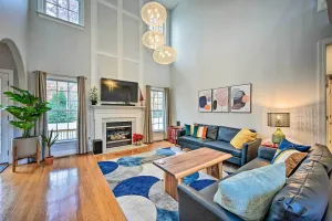 Image of Tranquil Greensboro Home with Fire Pit!
