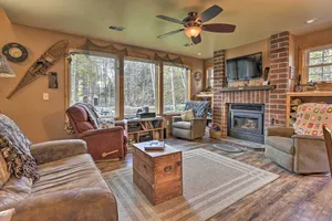Image of Secluded Birnamwood Cottage with Deck and River Views!