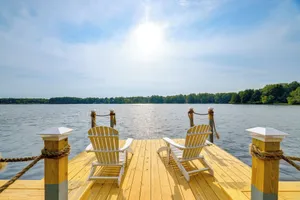 Image of Luxe Lake House w/ Private Beach in Pocono Summit