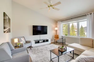 Image of Bright Little Chute Condo w/ Deck & Yard!
