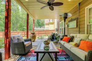 Image of Spacious Yard & Bbq: Chic Escape in Lawrenceville!