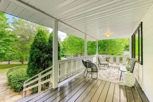 Image of Porch, Yard & Creek Access: Spacious Sylva Home!