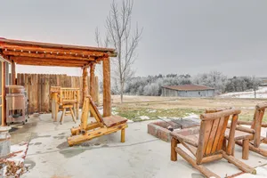 Image of Glenvil Cabin w/ Gas Grill: Steps to Dock & Pond!