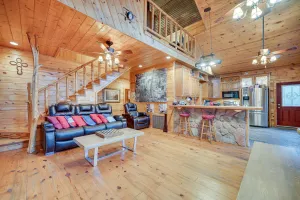 Image of Fort Towson Cabin < 1 Block to Raymond Gary Lake