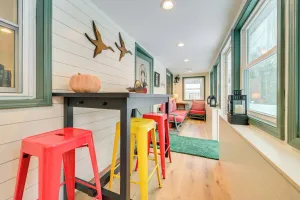 Image of Walk to Beach & Mullett Lake: Cottage w/ Yard!