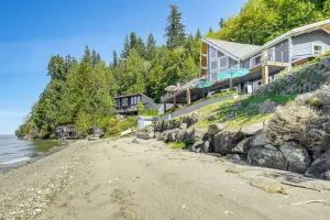 Image of Bayfront Home w/ Private Beach in Poulsbo!