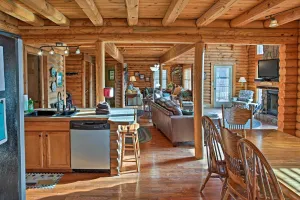 Image of Underwood Home with 40 Acres Fire Pit, Private Lake