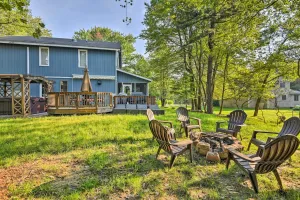 Image of Lake Harmony Resort Home w/ Deck + Fire Pit!