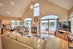 Image of Waterside Haven on Milton Pond w/ Deck & Boat Dock