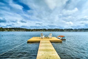 Image of Lakefront Bremerton Vacation Rental with Deck!