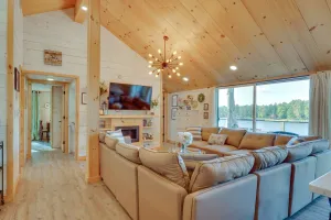 Image of Orwell Cabin on Sunrise Lake with Private Dock and BBQ