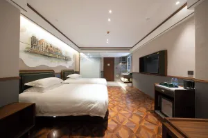 Image of Nost algia S Hotel Tianjin Ancient Culture Street & The Five Avenues 时光漫步S酒店 天津火车站津湾广场店 Free fresh ground coffee,Free laundry service