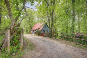 Image of Quaint Cabin with Stream in Blue Ridge!