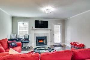 Image of Comfy Augusta Condo w/ Deck ~ 4 Mi to Olde Town