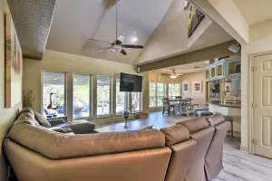 Image of Waterfront Family Home with Patio in Hitchcock