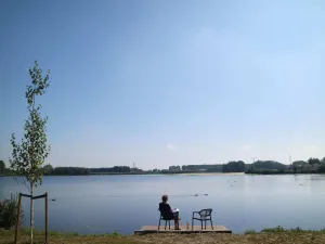 Image of Lakeview villa with swimming and fishing pier