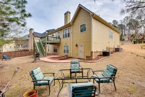Image of Pool Table & Patio: Cozy Lawrenceville Apt