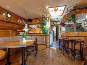 Image of Boat in Leiden Near City Center & Museums