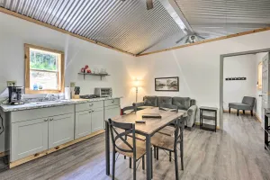 Image of Creekside Cabin Retreat w/ Community Fire Pit