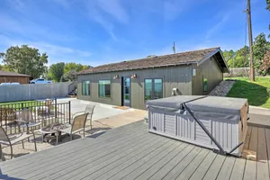 Image of Chic and Cozy Cabin with Private Hot Tub and Beach!