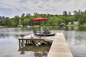 Image of Lakefront Sparta Home: Fire Pit, Dock & Kayak