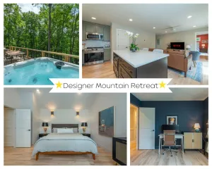 Image of Hot Tub Nestled in the Forest w Chef s Kitchen
