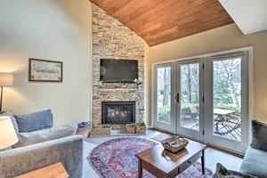 Image of Walk to Ski, Golf & Dining: Jackson Village Condo!