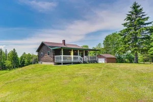 Image of Rustic Cabin in West Danville w/ Deck & Fire Pit!