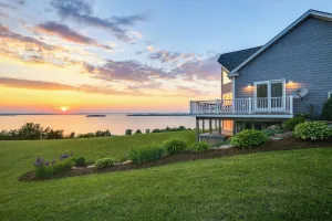 Image of Lake View Champlain Home with Hot Tub and Sauna!
