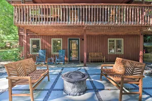 Image of Game Room and Fire Pit Weaverville Family Home!