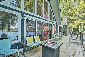 Image of Renovated Lakeside Home with Private Boat Dock!