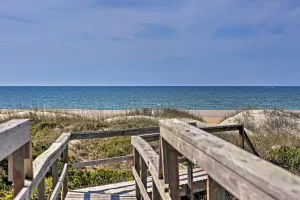 Image of Walk to Beach Ocean-View Atlantic Beach Condo!