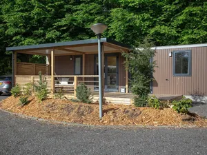 Image of Attractive Chalet with Microwave near Forest