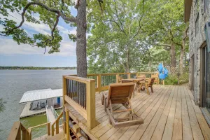 Image of Private Boat Slip and Dock Lakefront Grove Retreat!