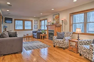 Image of Riverfront Elkins Home with Fireplace and Deck!