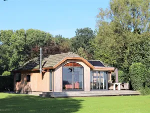 Image of Fantastic Chalet Near Open Waterways, hot tub