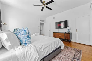 Image of Stylish 3BR Retreat w Porch and garden