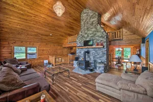 Image of Cozy Family-Friendly Pine Grove Cabin with Fire Pit!