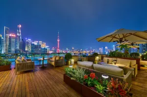 Image of Banyantree Shanghai On the Bund - Tales rooftop bar boasts a jaw-dropping panoramic vista