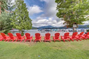 Image of Lake Placid Condo with Patio - Walk to Beach!