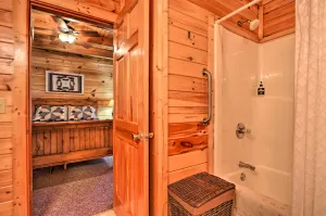 Image of Homey Sevierville Cabin with Deck Near Pigeon Forge!